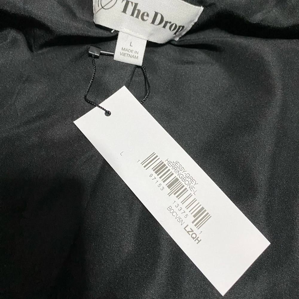 The Drop womens Jessy Elongated Overcoat size Large - Picture 9 of 15